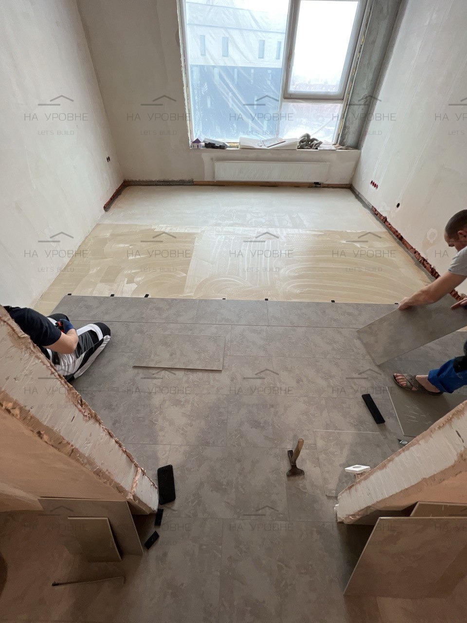 Укладка пола